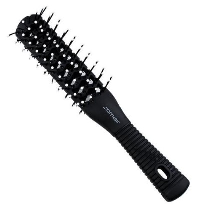COMAIR щётка для укладки волос туннельная черная с резин, ручкой 3020643/721000