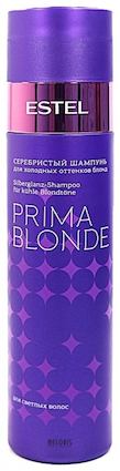 ESTEL PRIMA BLONDE Серебристый шампунь для холодных оттенков блонд (250 мл)