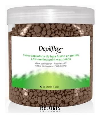 Depilflax Воск горячий в гранулах, цвет-Шоколадный, уп.600 гр,
