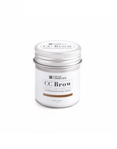 CC Brow Хна для бровей (grey brown) в баночке (серо-коричневый), 5 гр *