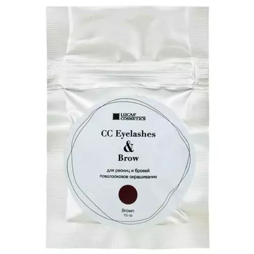 CC Brow Хна для окрашивания ресниц и бровей Eyelashes & Brow в саше (коричневая) 10 гр